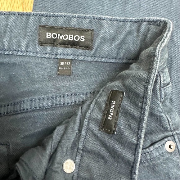 Bonobos Jeans Mens Bonobos Slim Taper Fit 5 Pocket Stretch Denim